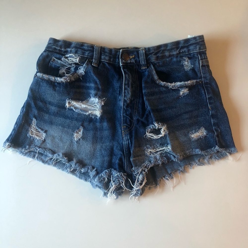 ZARA denim shorts